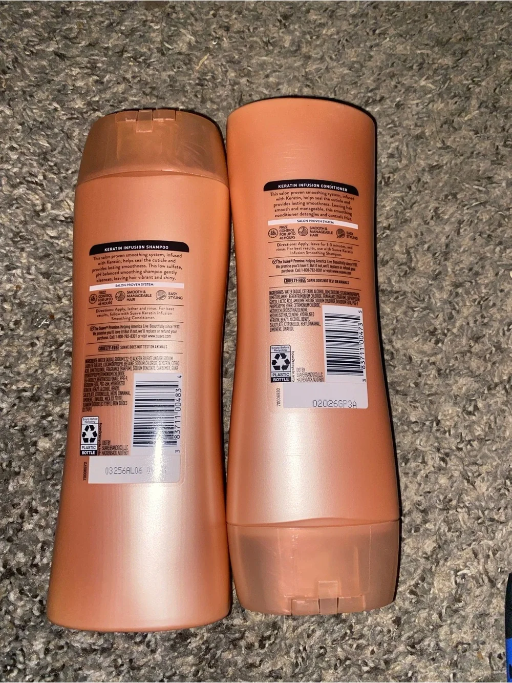 Keratin Infusion Smoothing Shampoo & Conditioner -